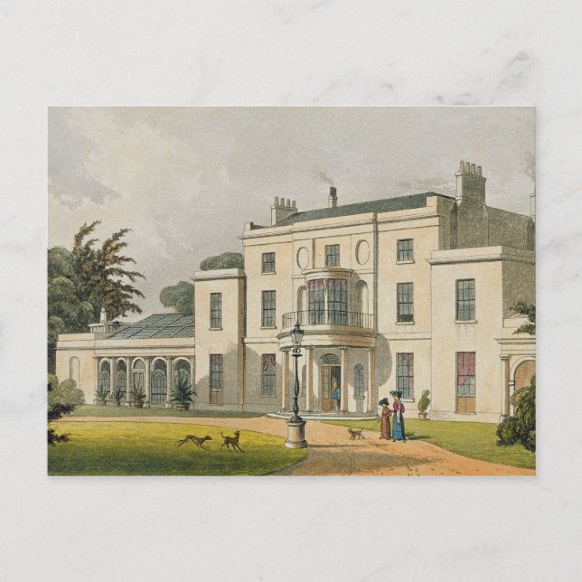 Wimbledon House, from Ackermann's 'Repository of A Postcard (Front)