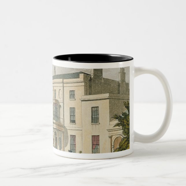 Wimbledon House, from Ackermann's 'Repository of A Two-Tone Coffee Mug (Right)