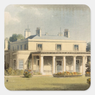 Wimbledon Park, from R. Ackermann's (1764-1834) 'R Square Sticker