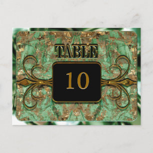 Wimbley Everet Victorian Table Number Card