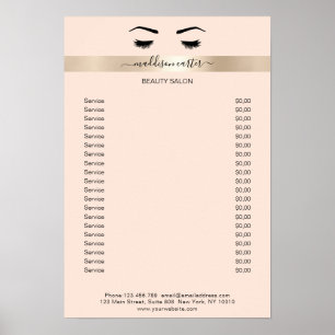 Wimpern Augenbrauen  Poster