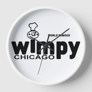 Wimpy Grills Restaurants, Chicago, Illinois Clock