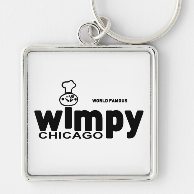 Wimpy Grills Restaurants, Chicago, Illinois Key Ring (Front)