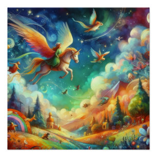 Wimsical Pony  Poster