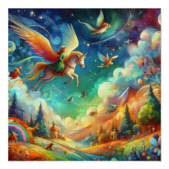 Wimsical Pony  Poster (Front)