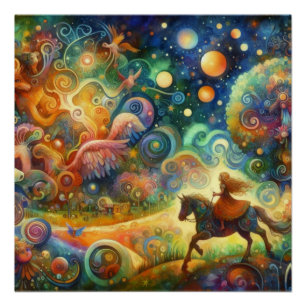 Wimsical World of a Childs Dream Poster