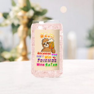 Win Friends With Beer Can Glass