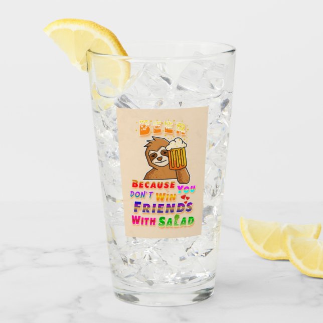 Win Friends With Beer Glass (Front Ice)