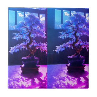 "win Ice Bonsai in Parallel Universe Ceramic Tile" Ceramic Tile