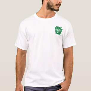 WIN Logo T-shirt w/ QR code on back