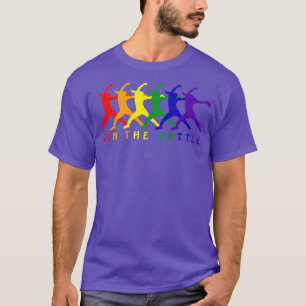 Win the Battle Fastpitch Softball Pitcher Pride LG T-Shirt