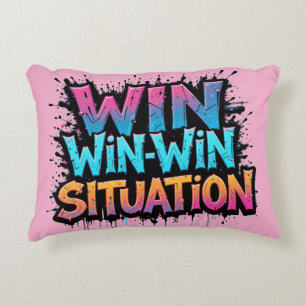 WIN-WIN Situation Decorative Cushion