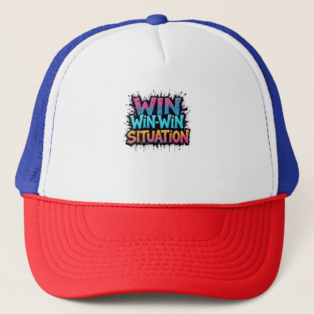 WIN-WIN Situation Trucker Hat (Front)
