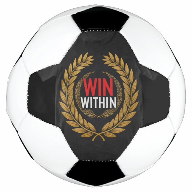 "Win Within." Soccer Ball (Front)