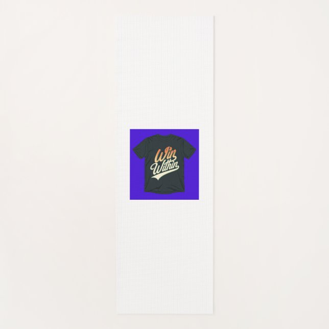 "Win Within." Yoga Mat (Front)