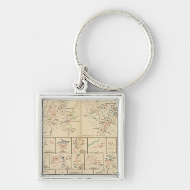 Winchester, Cedar Run, Port Republic, Va Key Ring (Front)