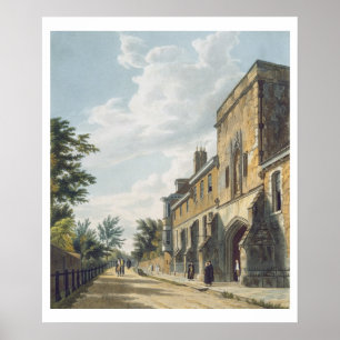 Winchester College Entrance with the Warden's Hous Poster