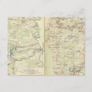 Winchester, Fisher's Hill, Cedar Creek Postcard