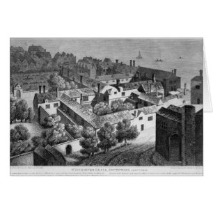 Winchester House, Southwark in about 1649