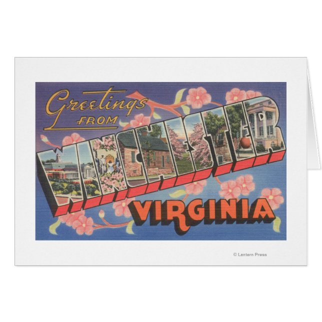 Winchester, Virginia - Large Letter Scenes (Front Horizontal)