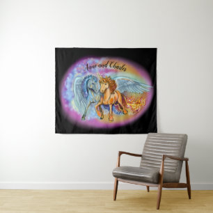Wind and Flame, Pegasus and Unicorn Tapestry