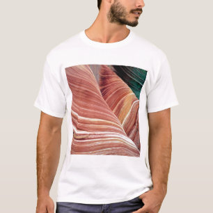 Wind and water eroded Navajo sandstone in T-Shirt