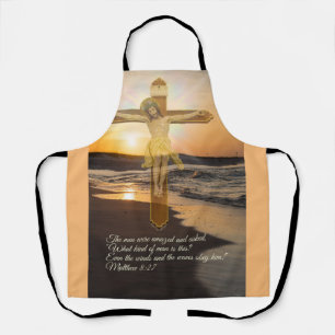 Wind And Waves Obey Him Apron