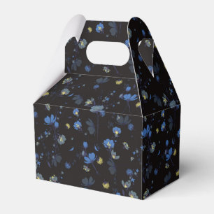 Wind Blown Floral Pattern Favour Box