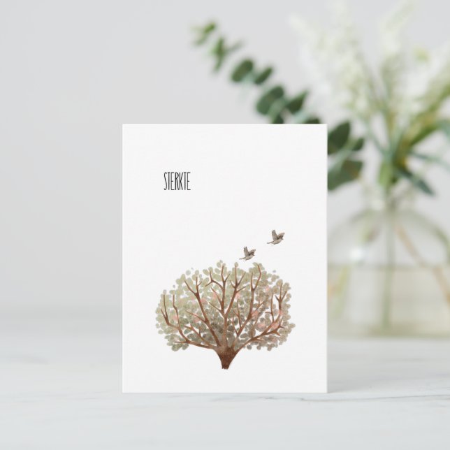 Wind card (10.8cm x 14.2cm) - Strength (Standing Front)