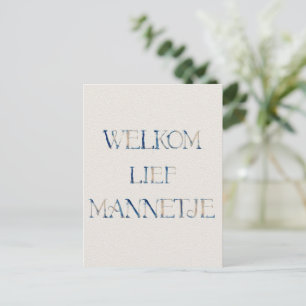 Wind card (10.8cm x 14.2cm) - Welcome Lief Man