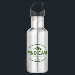 Wind Cave National Park 532 Ml Water Bottle<br><div class="desc">Wind Cave National Park in South Dakota is one of the longest caves in the world. It also has endless acres of mixed-grass prairie with bison,  elk,  pronghorn,  mule deer,  coyotes and prairie dogs.</div>