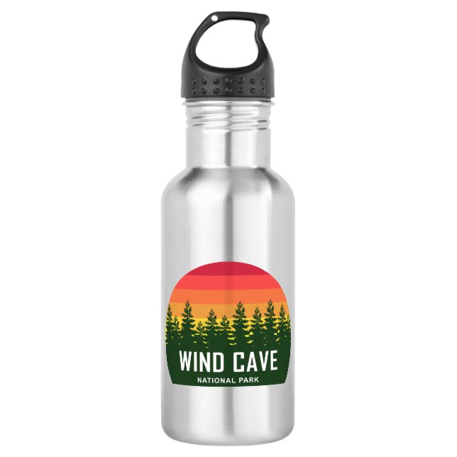 Wind Cave National Park 532 Ml Water Bottle (Front)