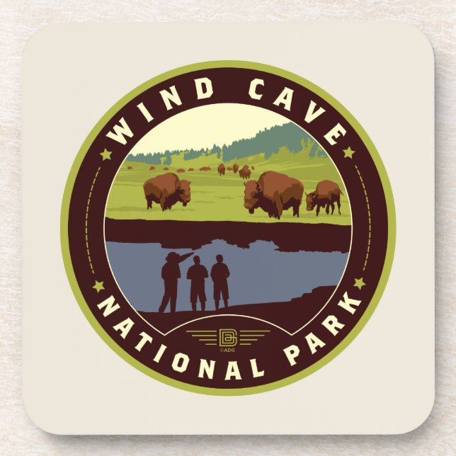 Wind Cave National Park Coaster (Front)