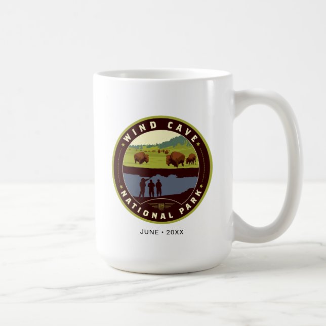 Wind Cave National Park Coffee Mug (Right)