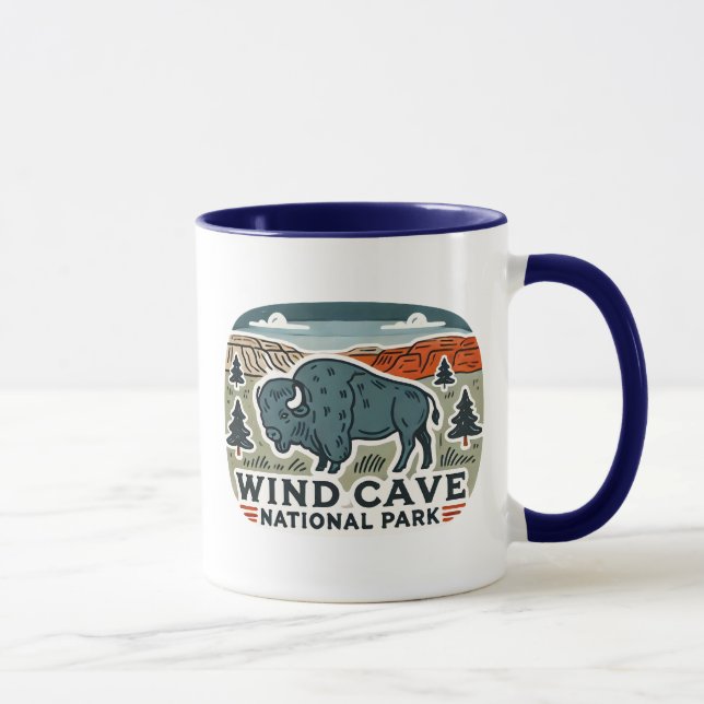 Wind Cave National Park  Mug (Right)