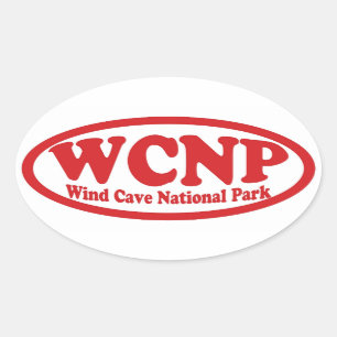 Wind Cave National Park red oval sticker