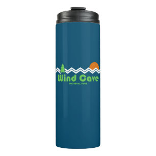 Wind Cave National Park Retro Thermal Tumbler