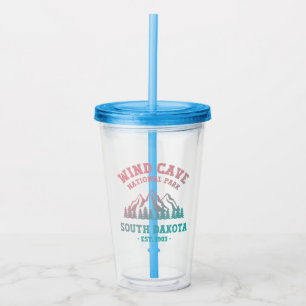 Wind Cave National Park South Dakota Acrylic Tumbler