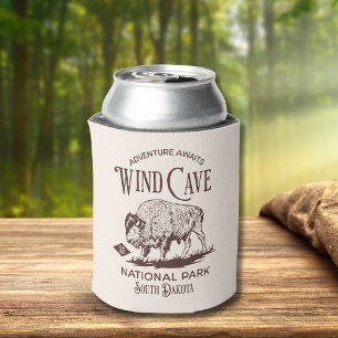 Wind Cave National Park - South Dakota Can Cooler