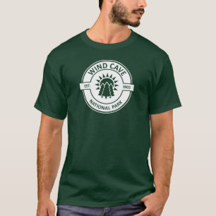 Wind Cave National Park Sun Trees T-Shirt