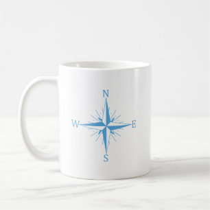 Wind compass coffee mug