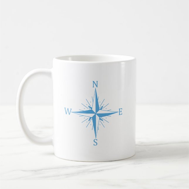 Wind compass coffee mug (Left)