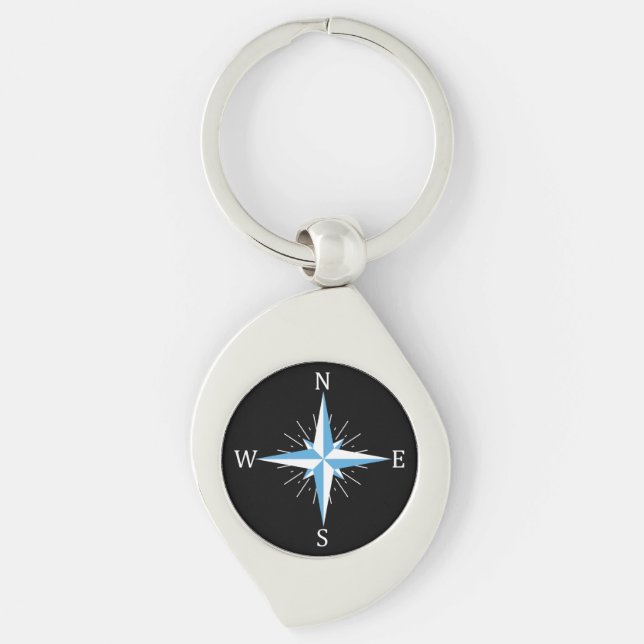 Wind compass key ring (Front)