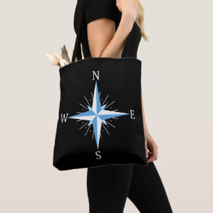 Wind compass tote bag