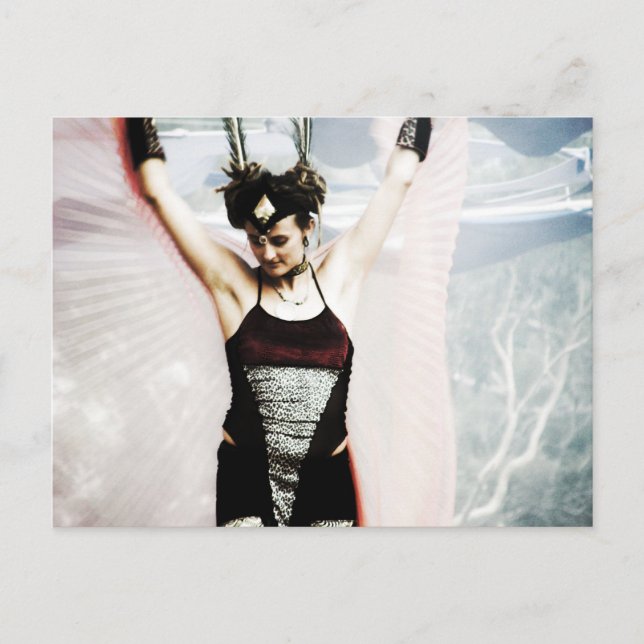 Wind Dancer Stiltwalker Postcard (Front)