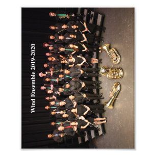 Wind Ensemble 2019-2020 Photo Print