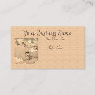 Wind Faeries Catching Wind Business Card