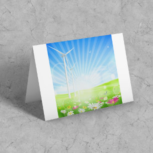 Wind Farm Greeting Cards