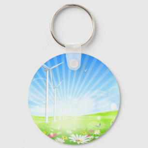 Wind Farm Keychain