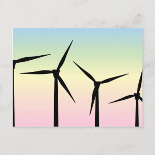 Wind Farm Morning Postcard